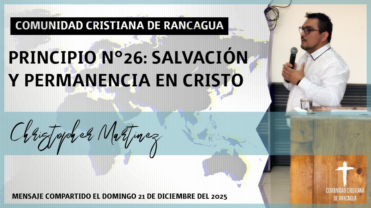 Principio N°26: Salvación y permanencia en Cristo