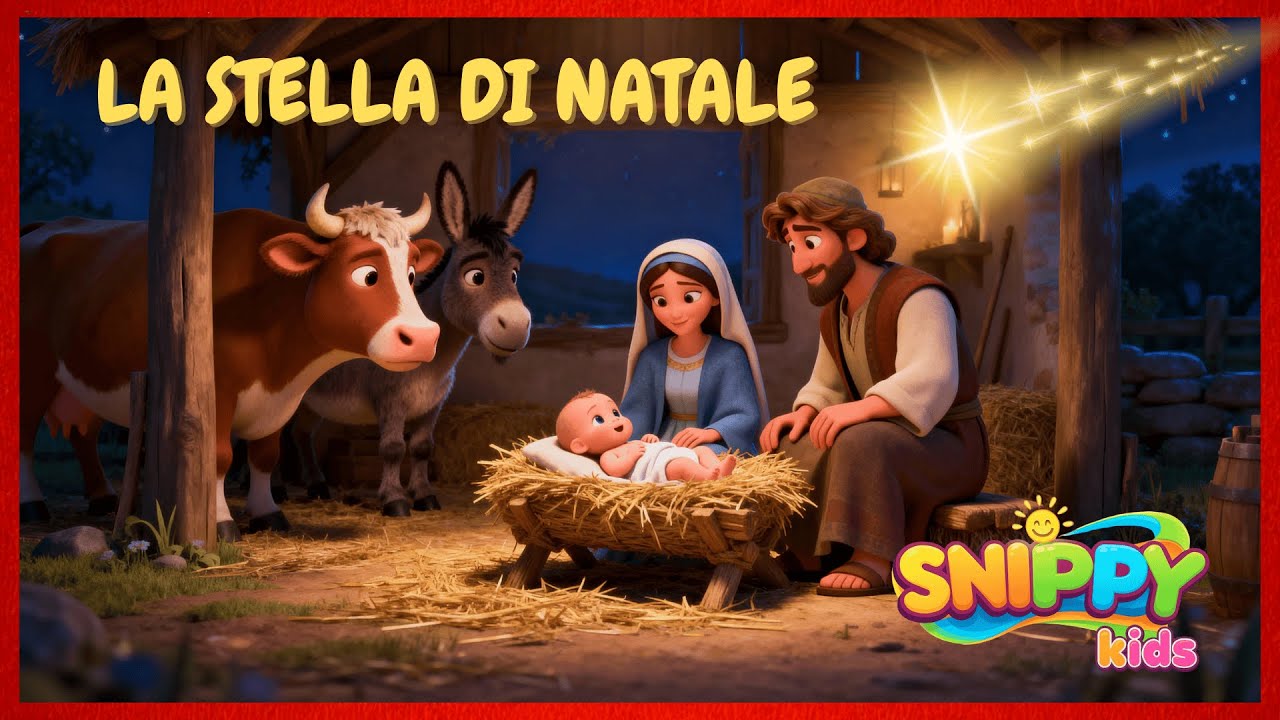 La stella di Natale - La nascita di Gesù - Canzoni di Natale per bambini con Snippy Kids