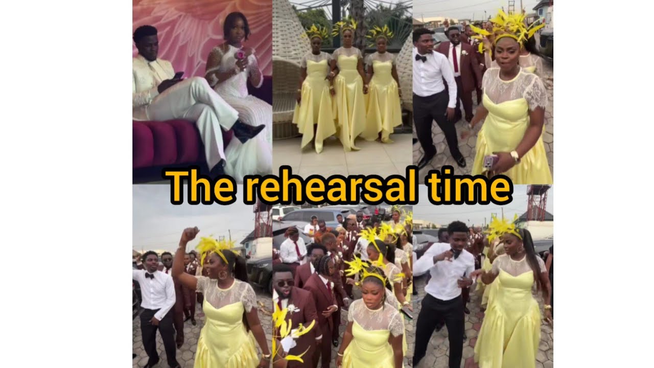 More videos from Simi & Femi's Wedding rehearsing time with d bridesmaids & d groomsmen 
