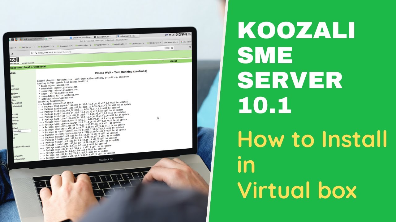 Koozali sme server 10.1 - How to Install SME server in Virtual box