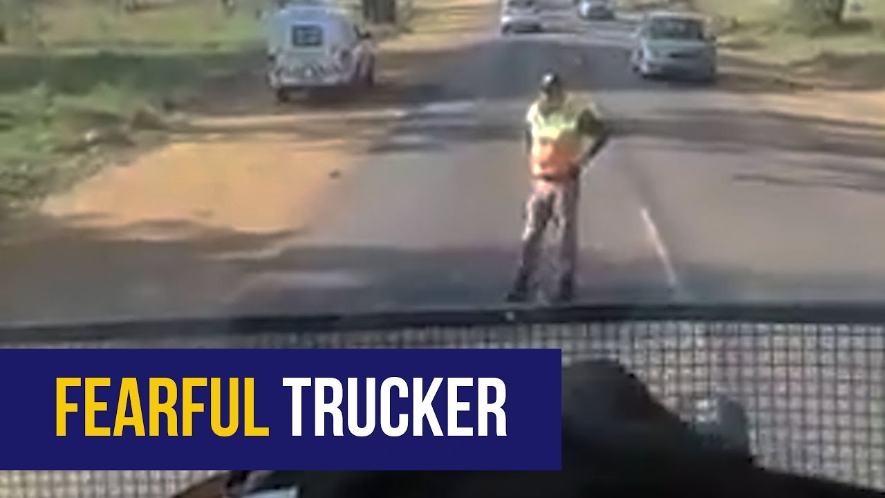 WATCH: Cop loses his cool after truck driver refuses to stop for police 'in the bushes'