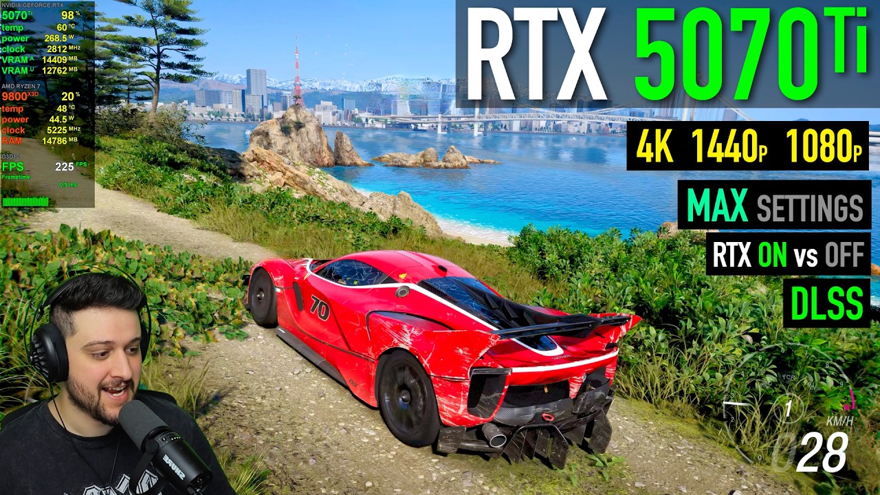 RTX 5070 Ti - Forza Horizon 6 - This is SOOO GOOD!