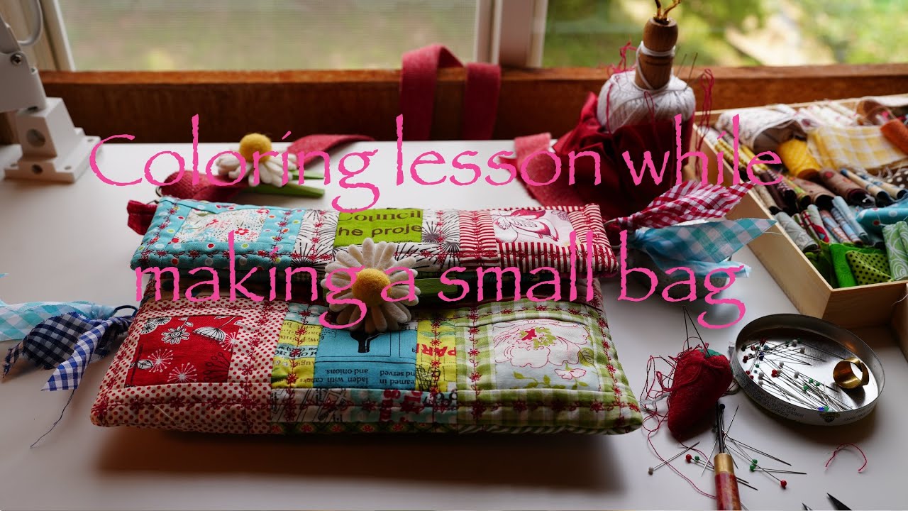 【布の選びのコツ】簡単お散歩ショルダーの作り方//[Tips for choosing fabric] How to make a simple walking shoulder bag