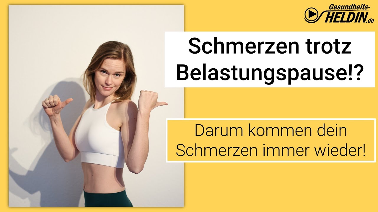 Trotz Sportpause wieder Schmerzen?? Daran liegt es und so vermeidest du es! 😆