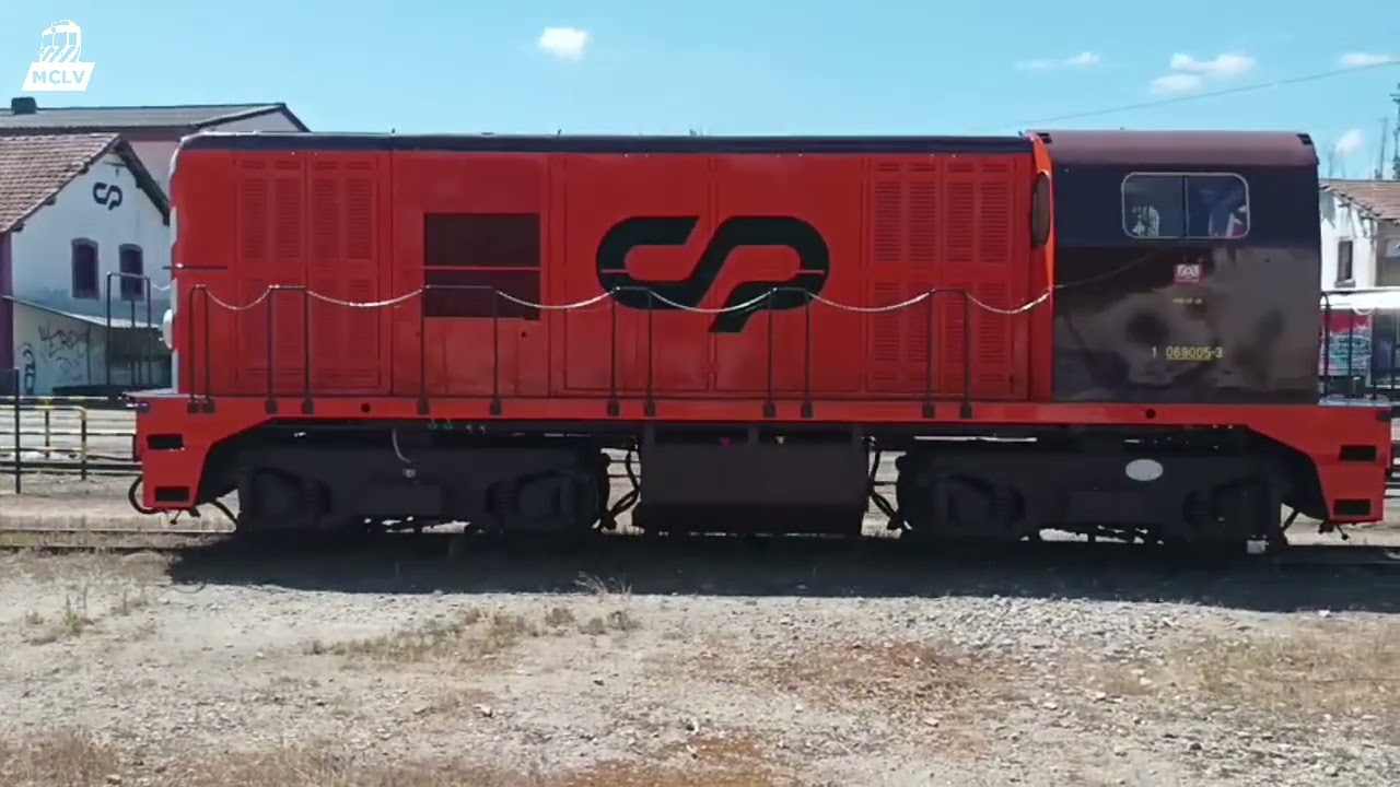 Regresso e testes da locomotiva CP 9005 na Linha do Vouga 