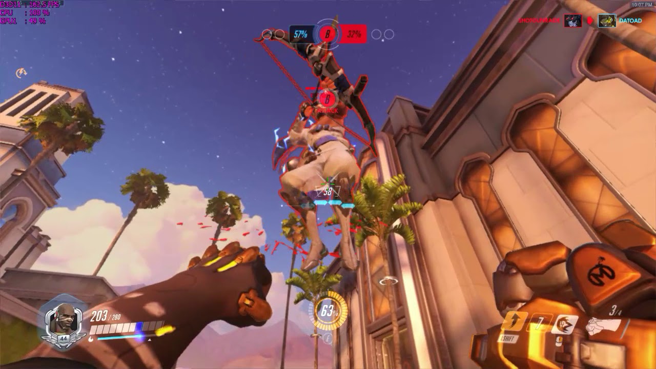 Overwatch: 23 killstreak with Doomfist