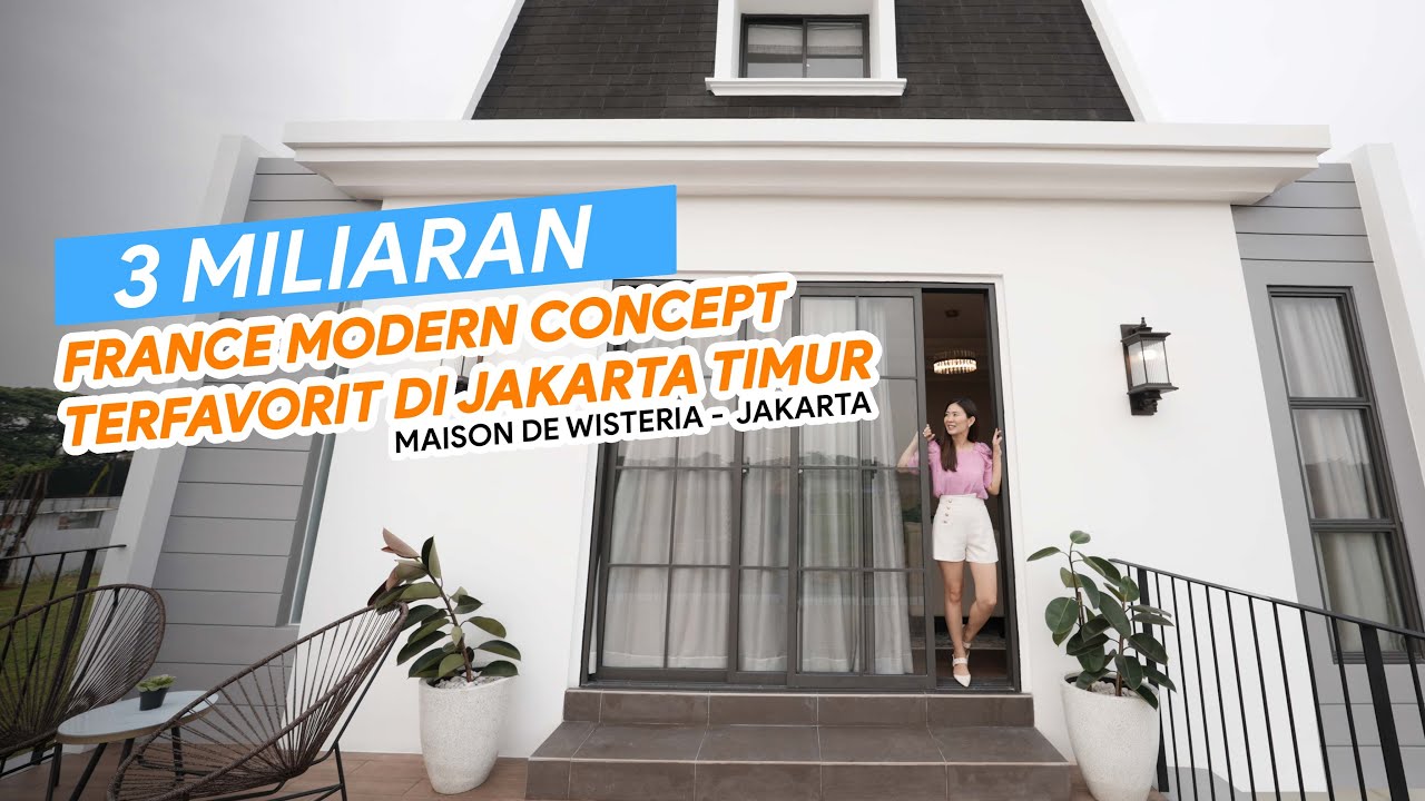 MAISON DE WISTERIA. DESIGN PALING BERANI ALA FRENCH STYLE CUMA 3M-AN.