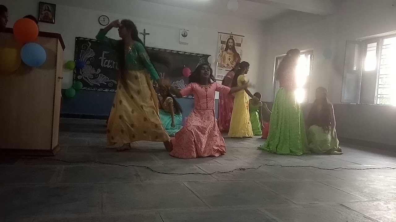 JMJ SCHOOL ALER DANCE BY 9B GIRLS ON FAREWElL 2018-19