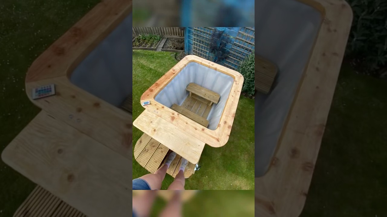 Купель из емкости еврокуб 🏠