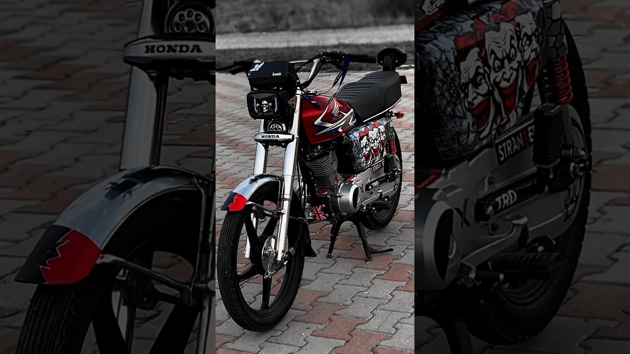 HONDA | CG125 2020 MODEL | FUL MODIFIED ☠️ #shorts #short #trending