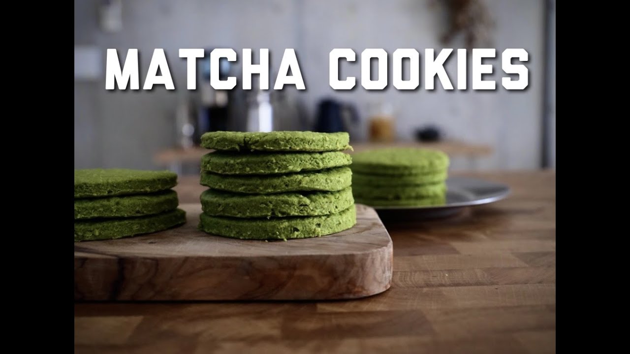抹茶クッキーを焼く／Bake matcha cookies