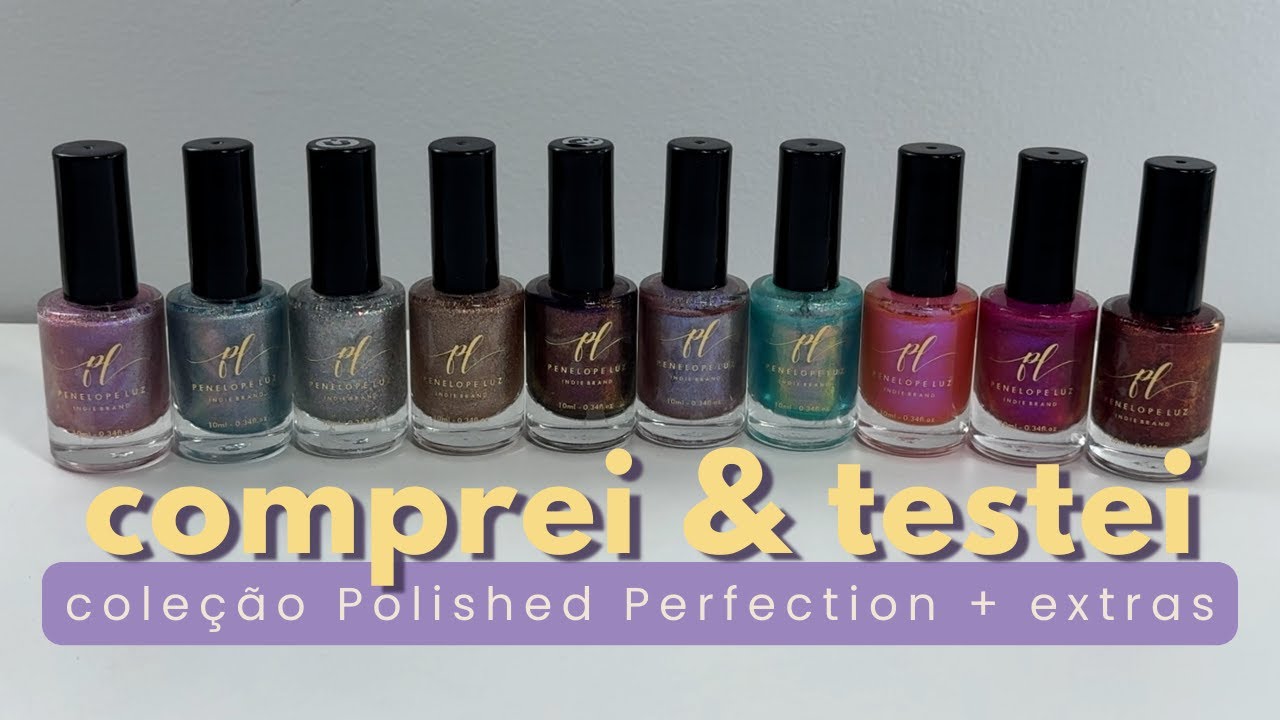 testando esmaltes artesanais novos: Penélope Luz (minha marca favorita) ♡ | Aya