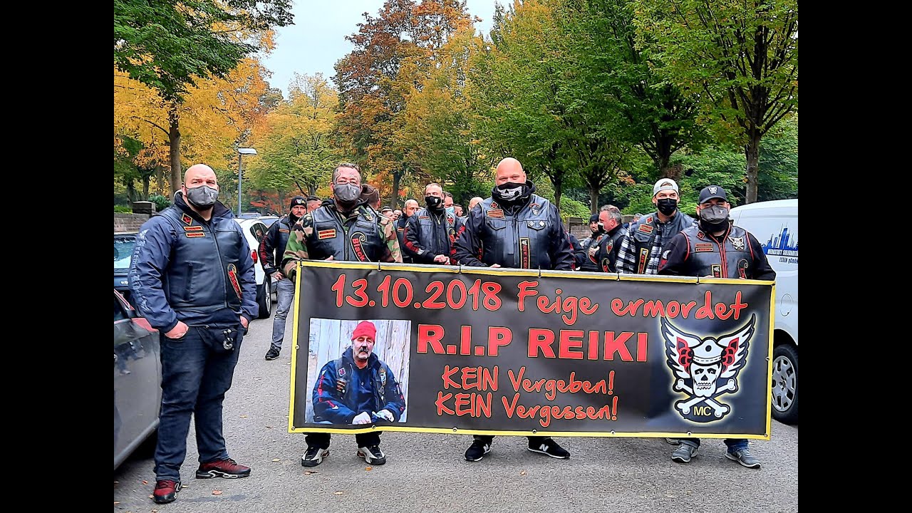 2. Trauermarsch für Freeway Rider Reiki 18.10.2020 Kein Vergeben - Kein Vergessen