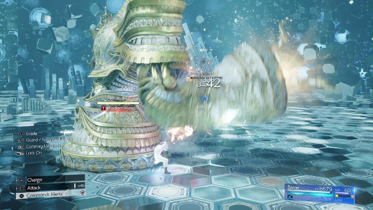 FINAL FANTASY VII Rebirth Barret vs Alexander Dynamic FULL MIGHT