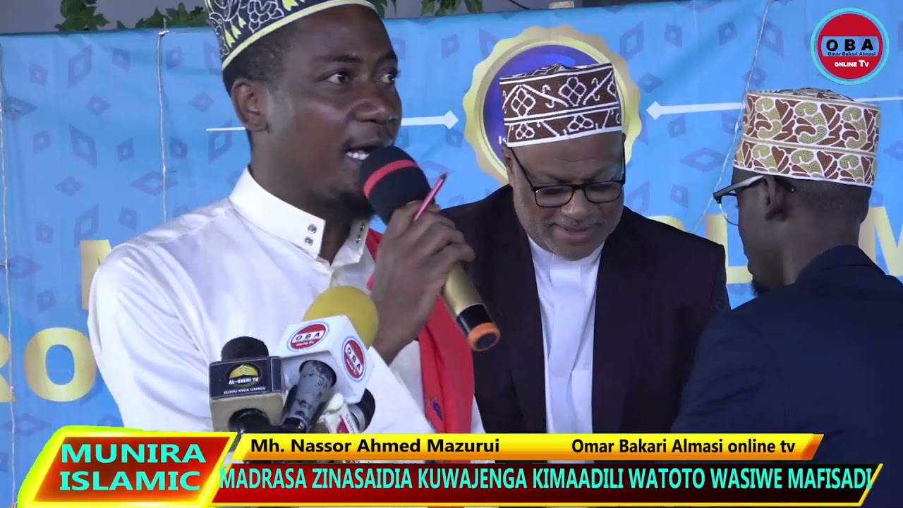 Madrasa zinajenga Maadili ya Watoto wasiwe Mafisadi. Mh. Nassor Ahmed Mazurui
