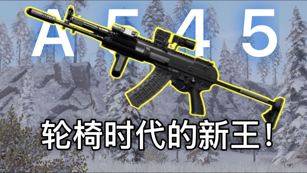 暗区突围 : 出道即巅峰的轮椅！117小时候被这把枪救过？