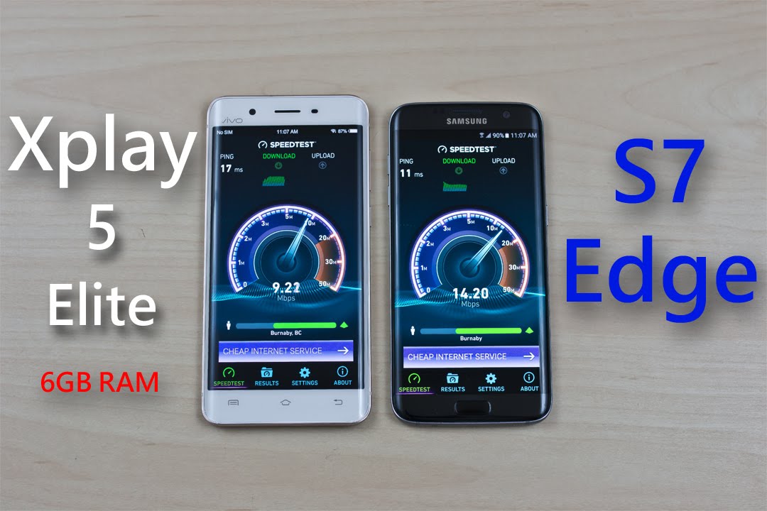 Vivo Xplay 5 Elite 6GB RAM vs Samsung Galaxy S7 Edge (Exynos) - Speed Test Comparison Review!