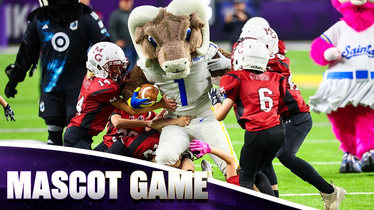 Игра талисманов становится безумной против футбольной команды «Пиви» | Minnesota Vikings