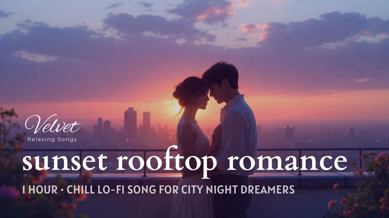 Sunset Rooftop Romance – 1 Hour Chill Lo-Fi Love Song for City Night Dreamers [2026]
