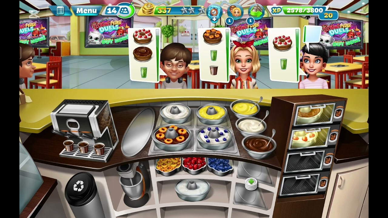 BAKERY LEVEL 40🎂🍹☕🍓 COOKING FEVER
