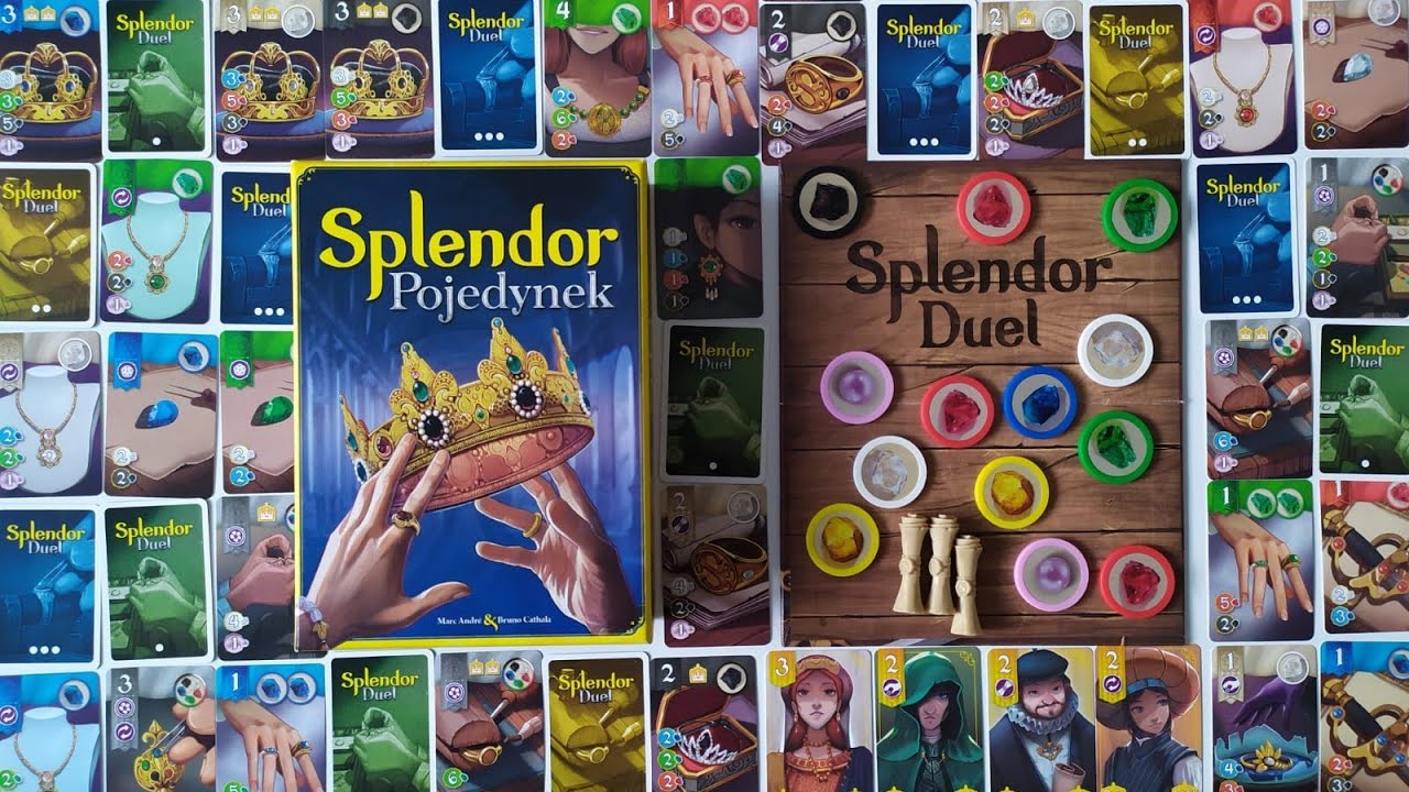 Splendor pojedynek, gra planszowa, rozgrywka i opinia