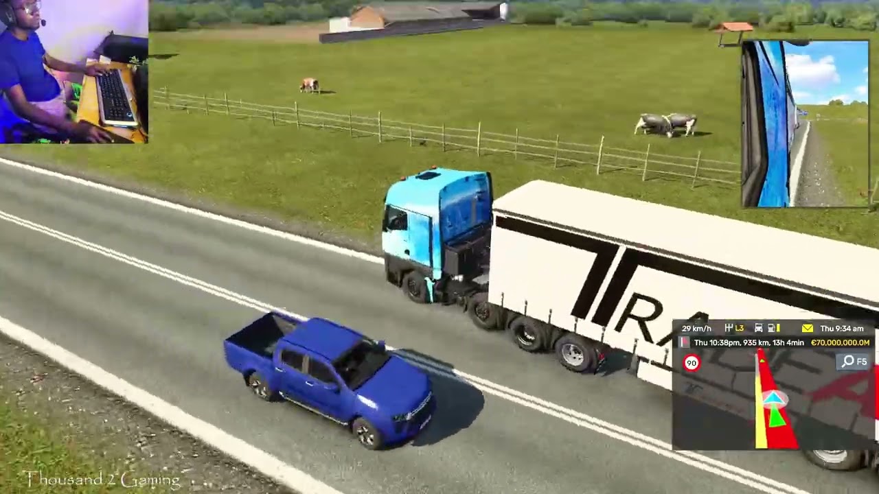 ETS 2 Brazil map #ets2 Map|| MAN tgx - ETS convoy #eurotrucksimulator2 part II