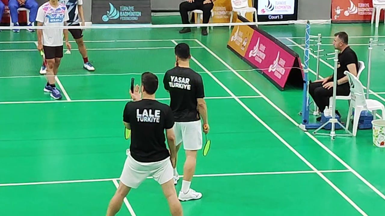 güzel bir çift erkek yarı final maçı, Türkçe konuşan devletler badminton şampiyonası.