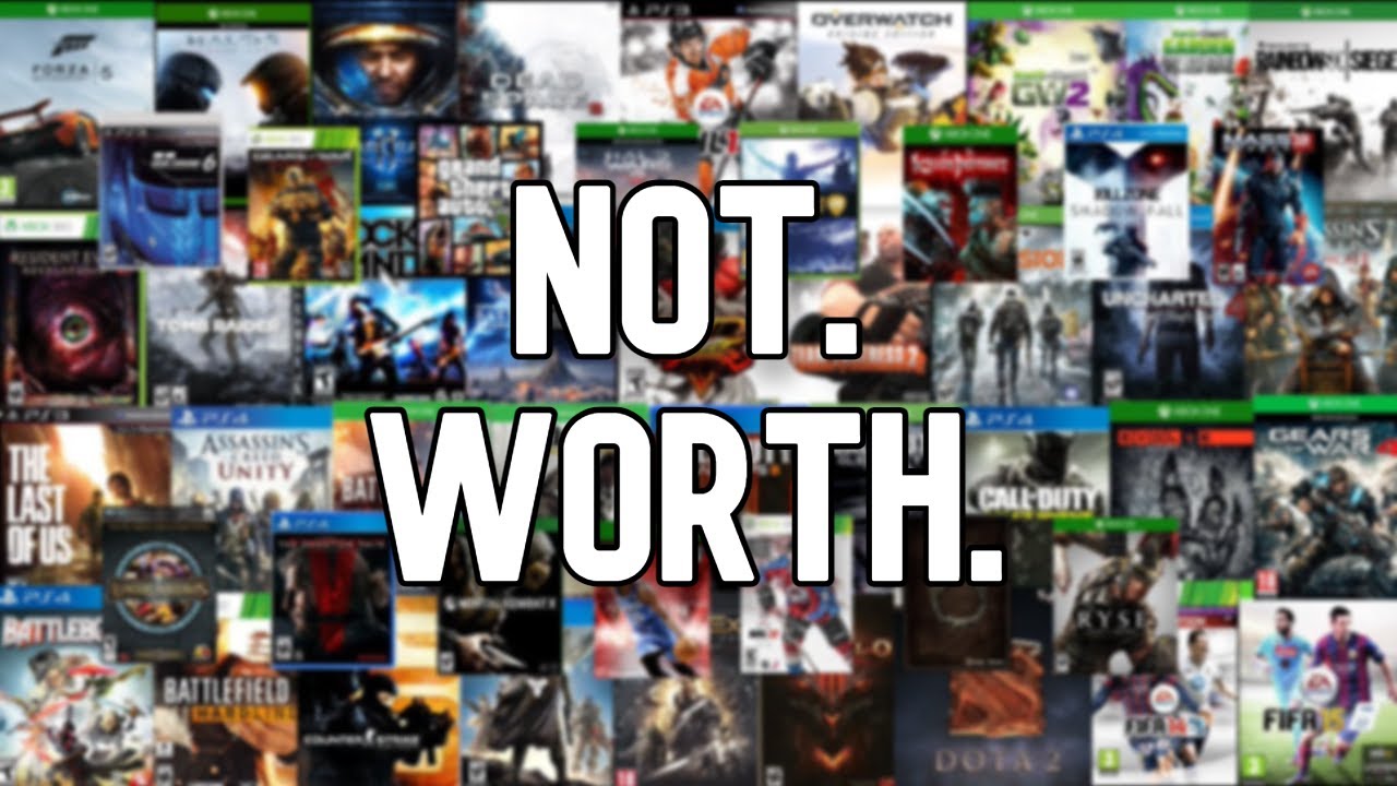 Video games are TOO expensive.