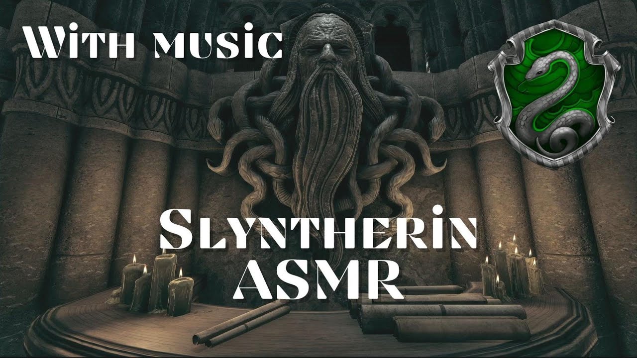 Salazar Slytherin's Scriptorium 🐍 Hogwarts Legacy Dark ASMR Ambience with Music