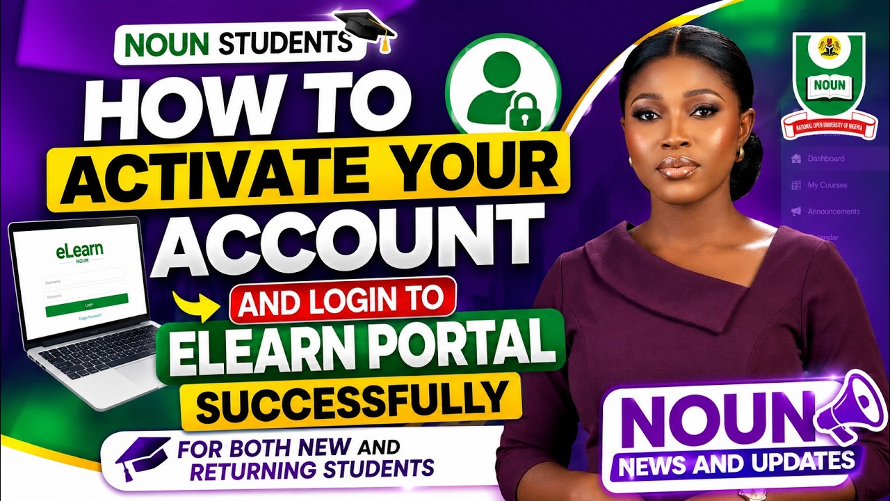 How To Activate Your Account And Login To Elearn
