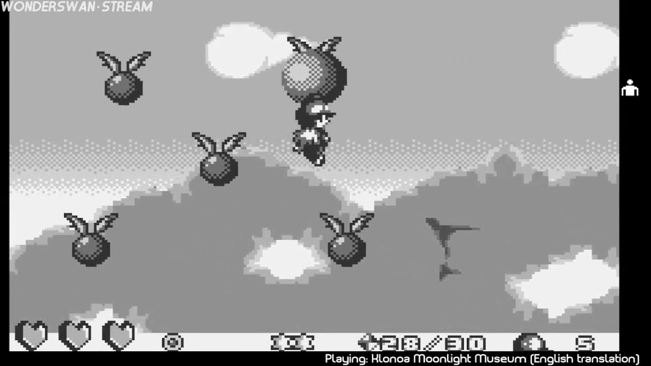 [WONDERSWAN・STREAM] Klonoa: Moonlight Museum (English translation)