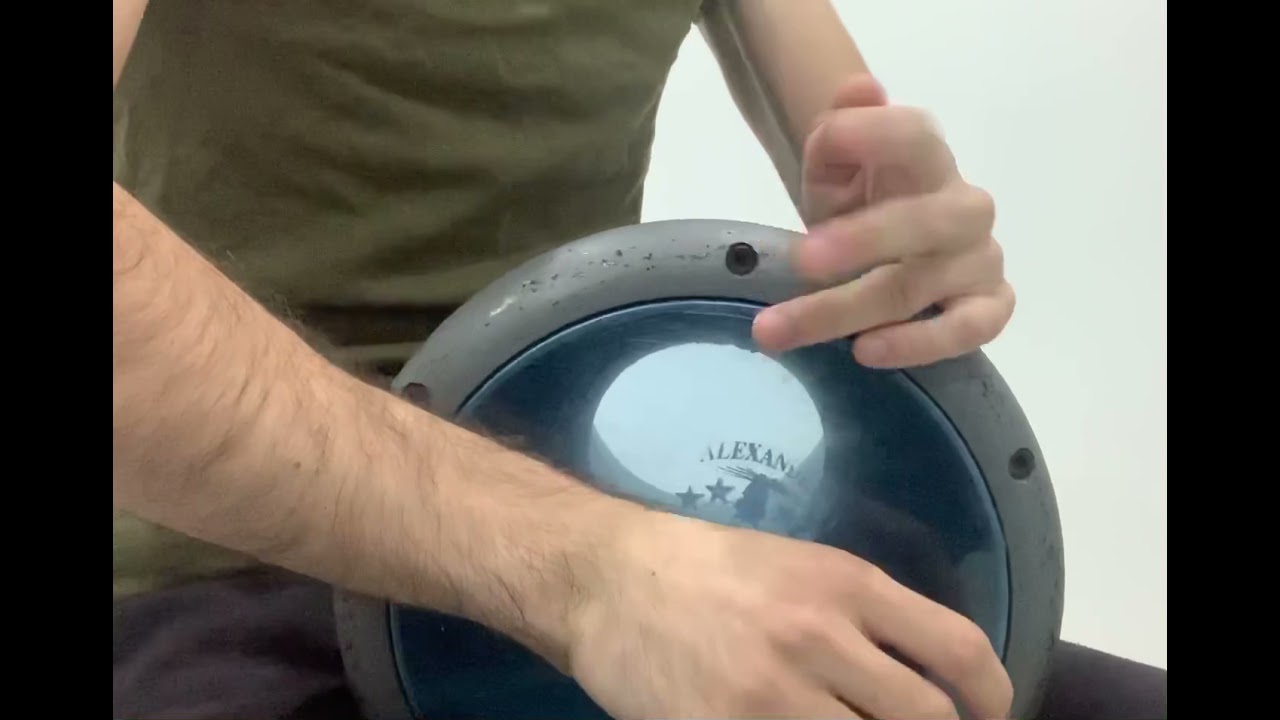 Fast oriental darbuka beat solo for bellydancing