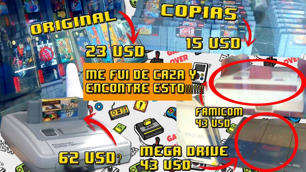 POLVOS AZULES | NO CREERAS LO QUE ENCONTRE  AQUI !!!! BUSQUEDA RETRO DE CONSOLAS