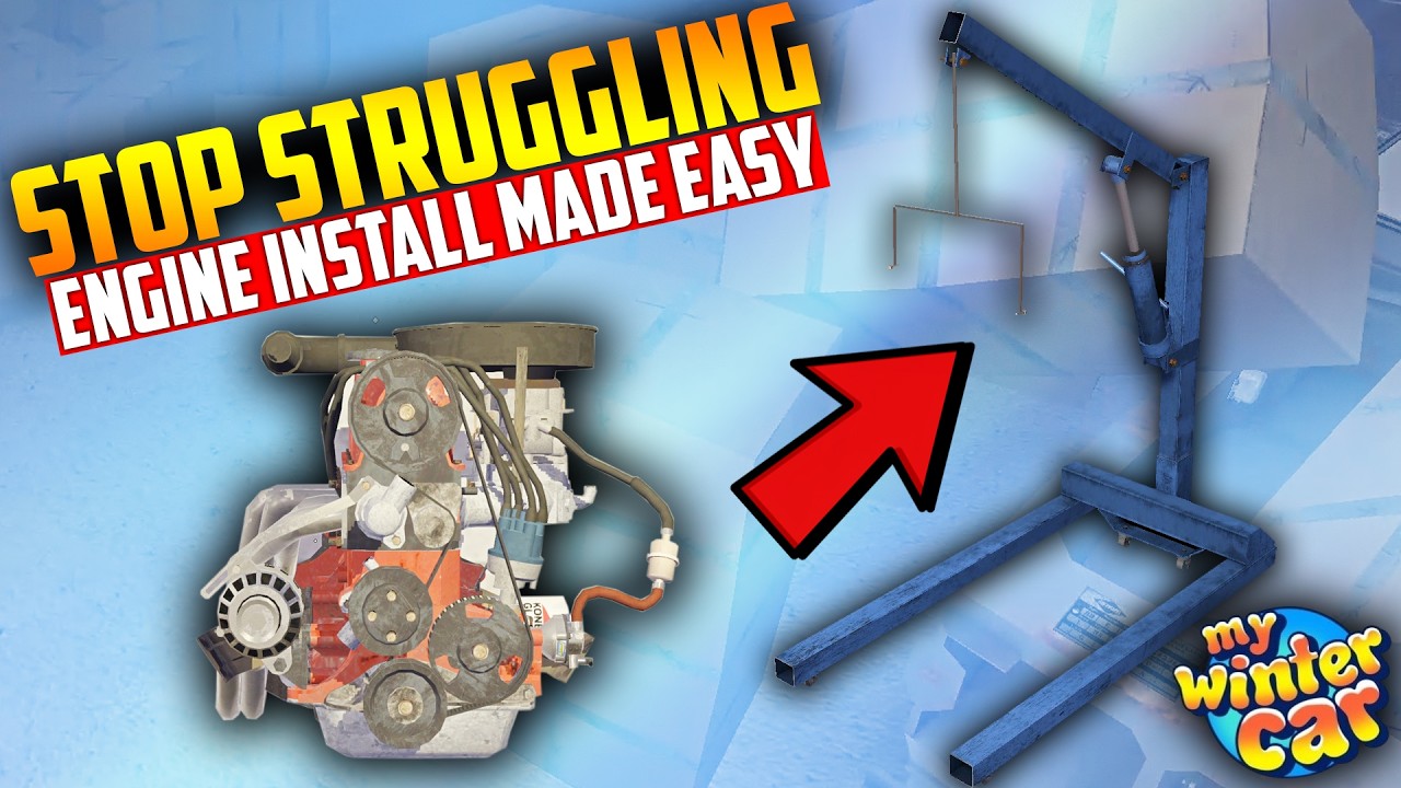 How to Connect the Engine to the Motor Hoist | My Winter Car Tutorial 2026 | Ogygia Vlogs🇺🇸