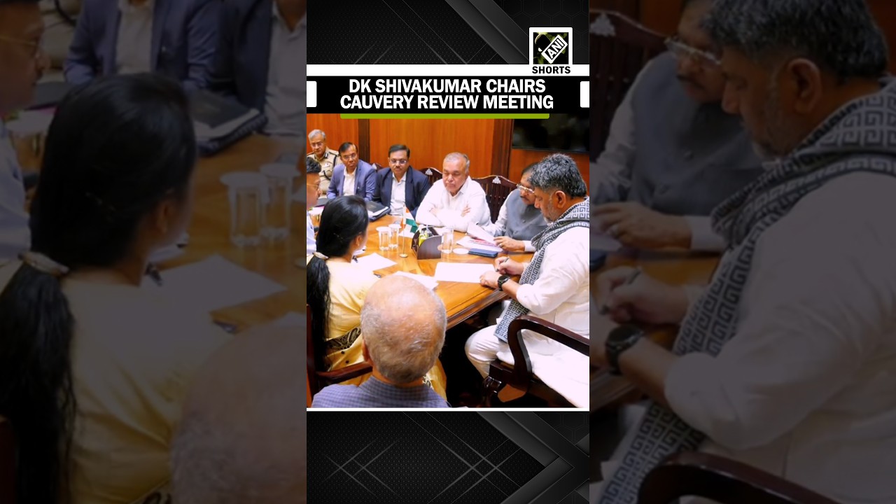 D K Shivakumar chairs meeting to review Karnataka's Cauvery water situation after CWMA orders