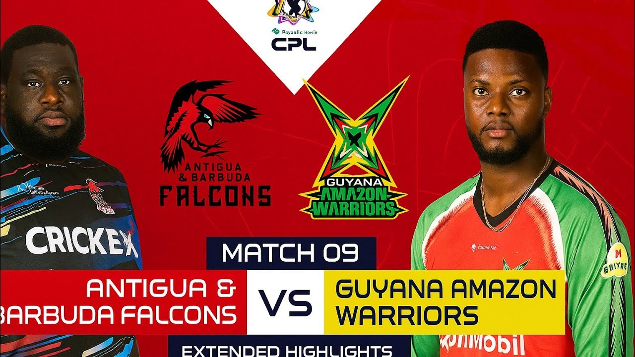 Extended Match |Antigua And Barbuda Falcons vs. Guyana Amazon Warriors| Highlights CPL 2025