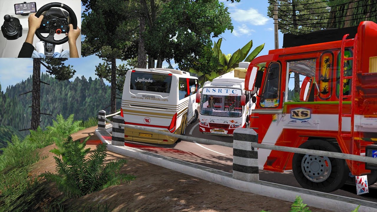 Angry KSRTC Driver stops his Bus In middle of the road | High Traffic jam | ETS2 India mod