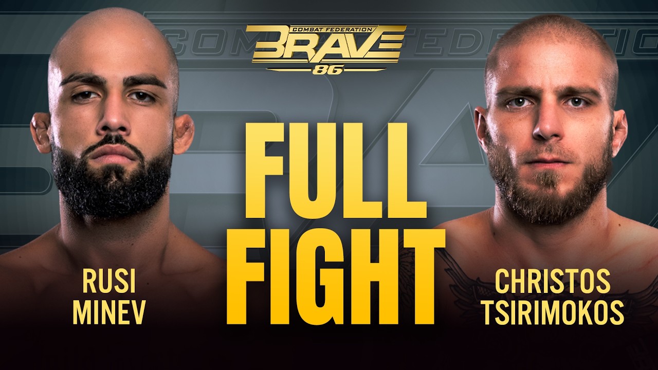 Rusi Minev VS Christos Tsirimokos | Full Fight | BRAVE CF Bulgaria