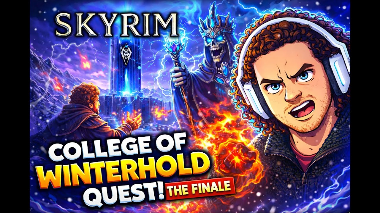 SKYRIM 100% Challenge! (College of Winterhold FINALE!)