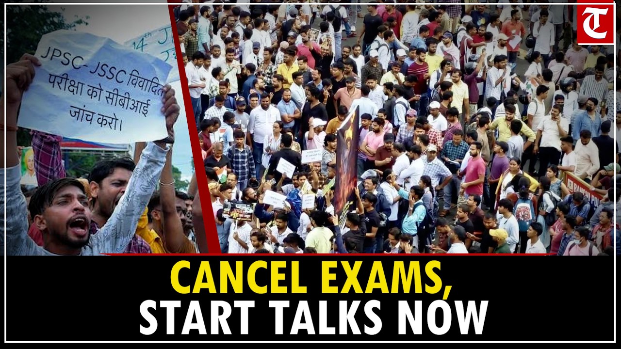 WATCH: Jharkhand Students Demand Talks, Exam Reforms Over JPSC-JSSC Paper Leak Row