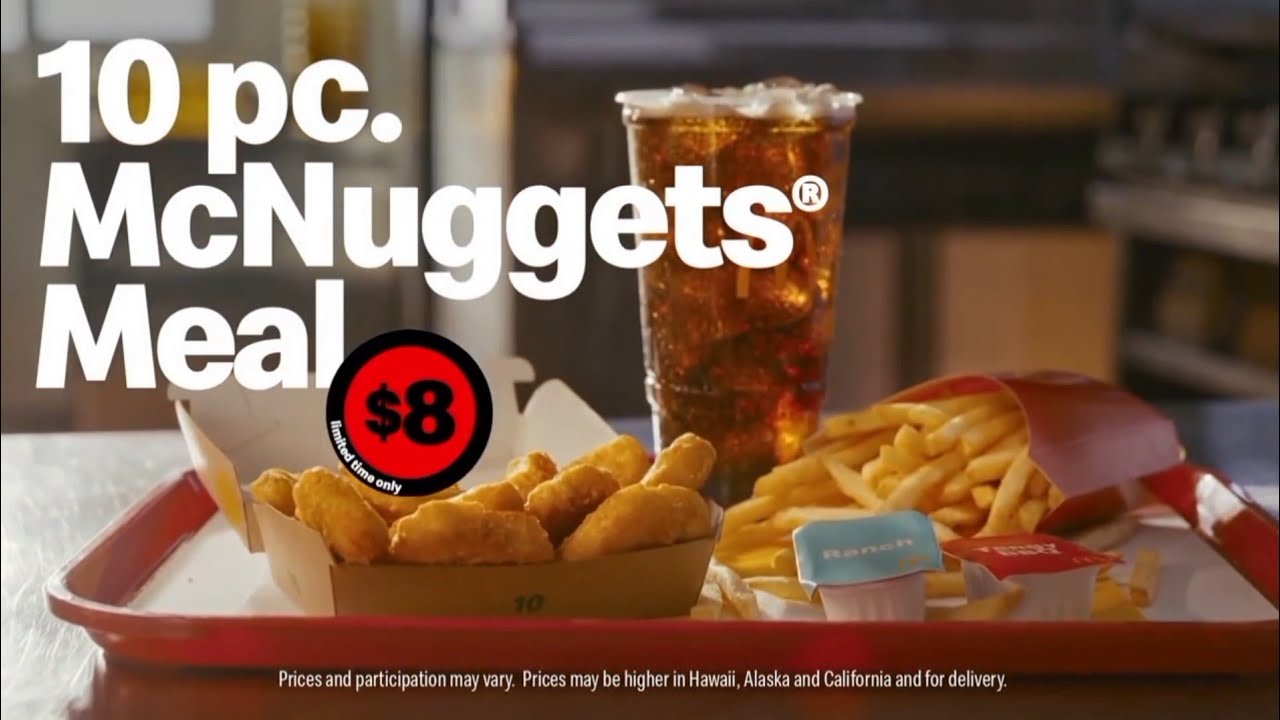 McDonald's 10-Piece McNuggets Meal Commercial (2025)