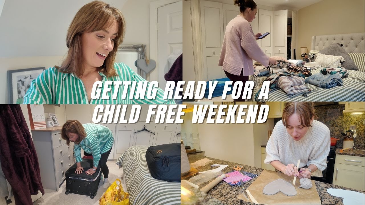 Getting ready for a childfree weekend! Pack with me - Daily vlog of a Mum to 2