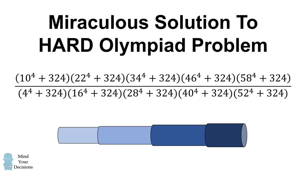Miraculous Solution To HARD Test Problem