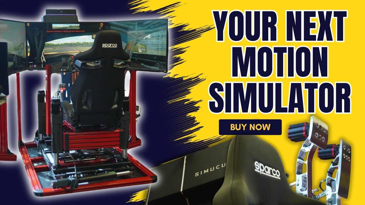 6DOF TORCH RED MOTION RACING SIMULATOR
