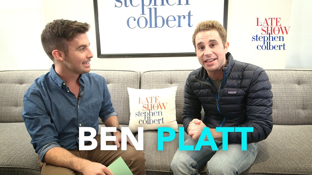 Ben Platt's Late Show Dressing Room Q&A