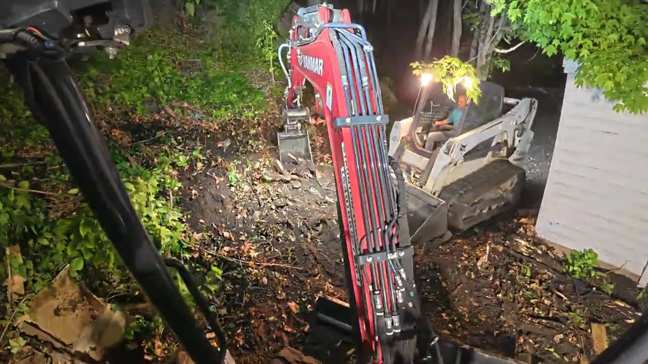 I rented an excavator for a week
