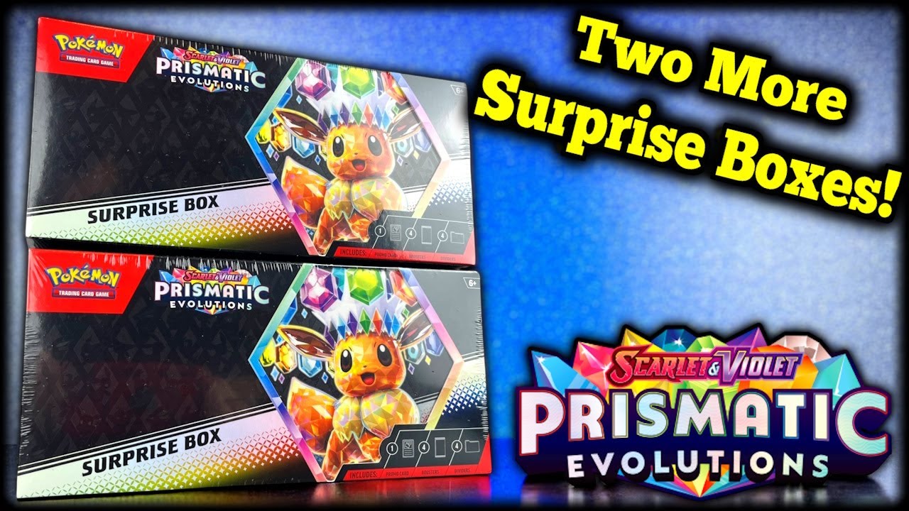 I Caught A Drop! - 2x Prismatic Evolutions Surprise Boxes Opening!
