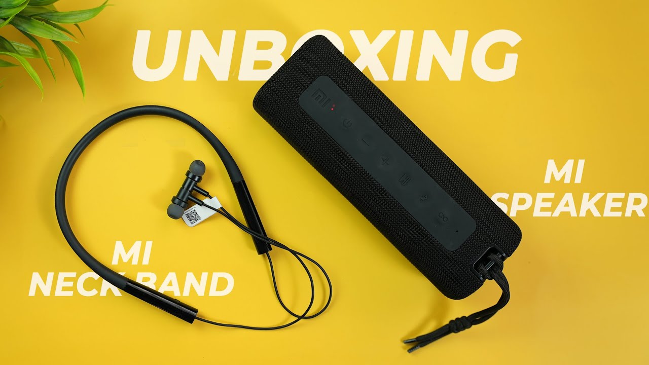 தெறி பறக்கும் Sound 🔥🔥🔥  Mi Bluetooth Speaker 16W & Mi Neckband Earphones Pro Unboxing & Review