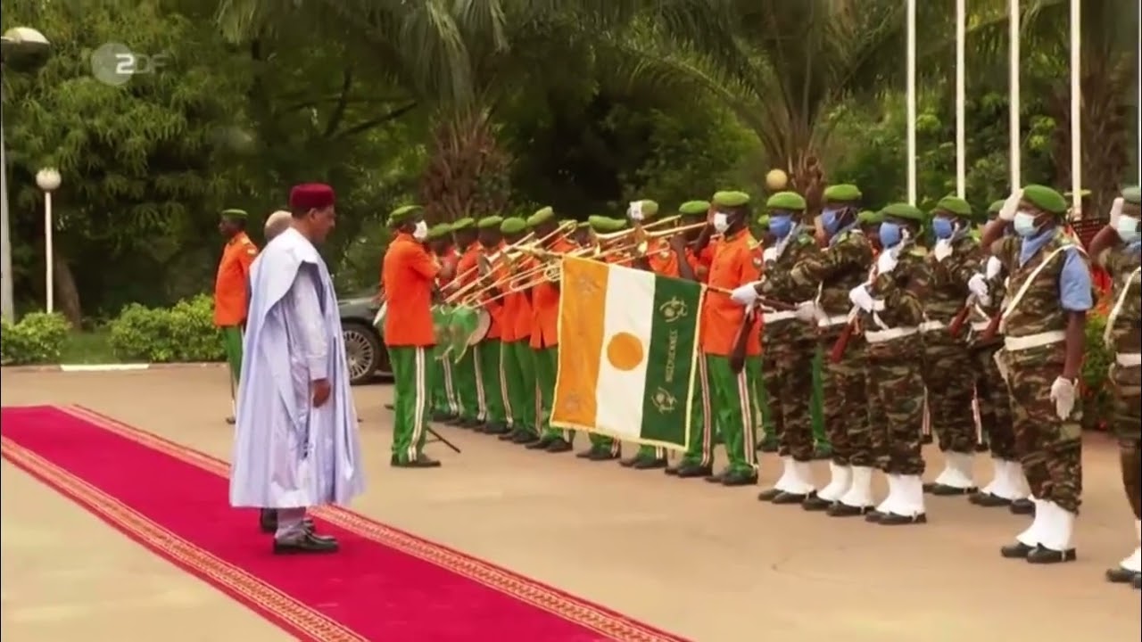 Olaf Scholz Empfang in Niger