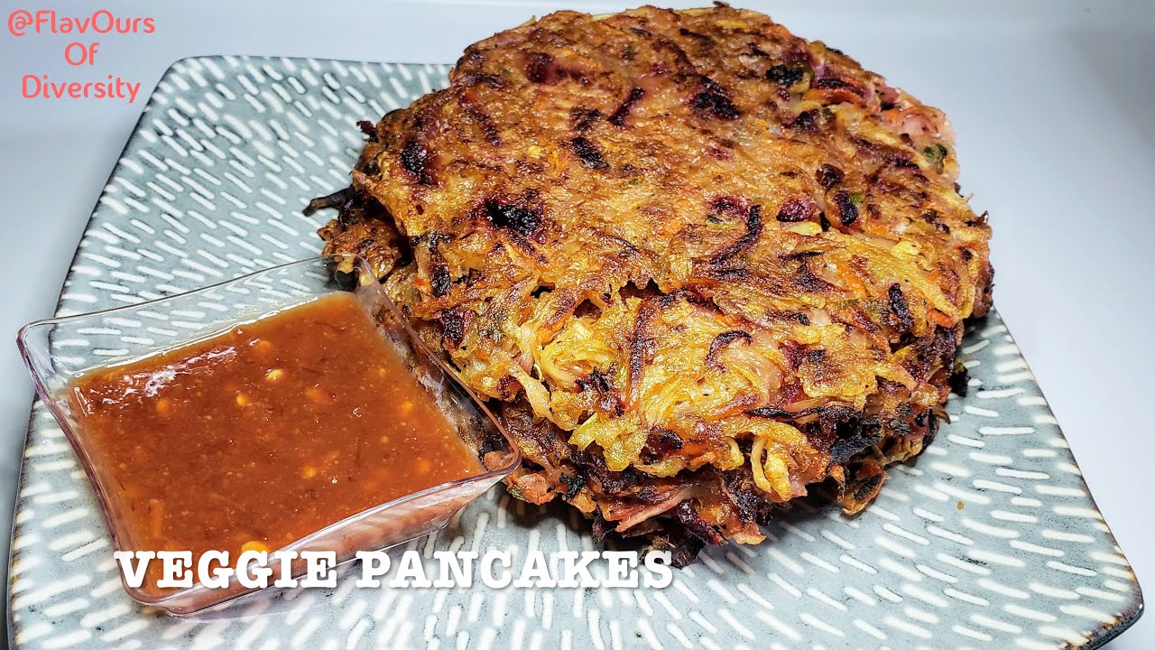 Vegetable Pancakes | Crunchy & Healthy Breakfast | Korean Veggie Breakfast | Potato Veggie Crepe